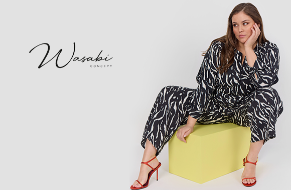 Hippe grote maten mode Wasabiconcept